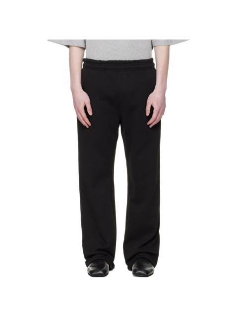 entire studios Black Straight Leg Sweatpants