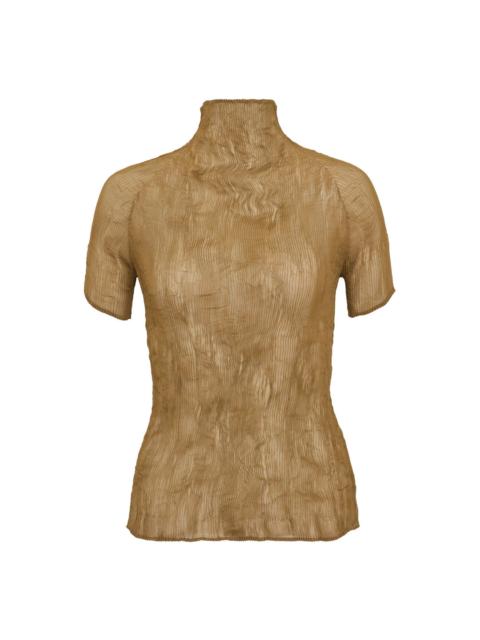 ISSEY MIYAKE Chiffon Twist 3 Woven Top