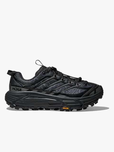 HOKA Mafate Three2 Shoes in Black/Outer Orbit