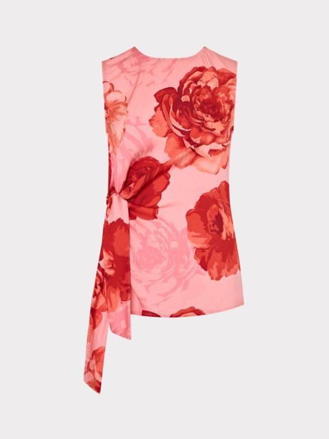 MILLY Serena Floral Top
