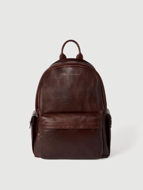 Brunello Cucinelli Calfskin travel backpack