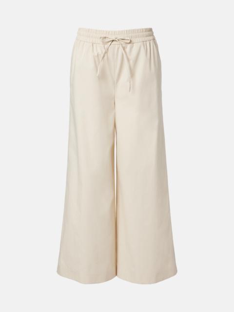 JOSEPH Thurla cotton wide-leg pants