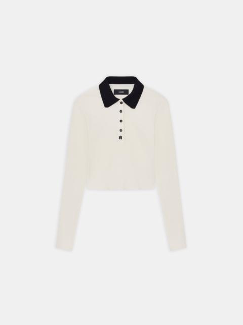 AMIRI WOMEN'S MA LONG SLEEVE POLO