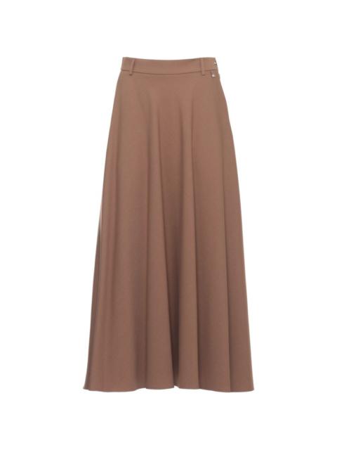 Herno belt loops slit skirt