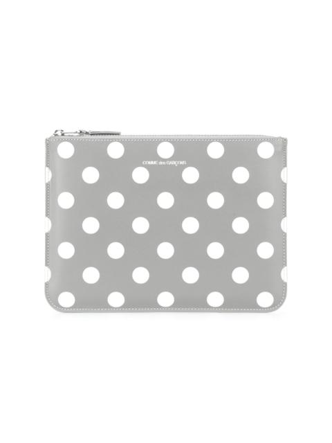 polka dot coin purse