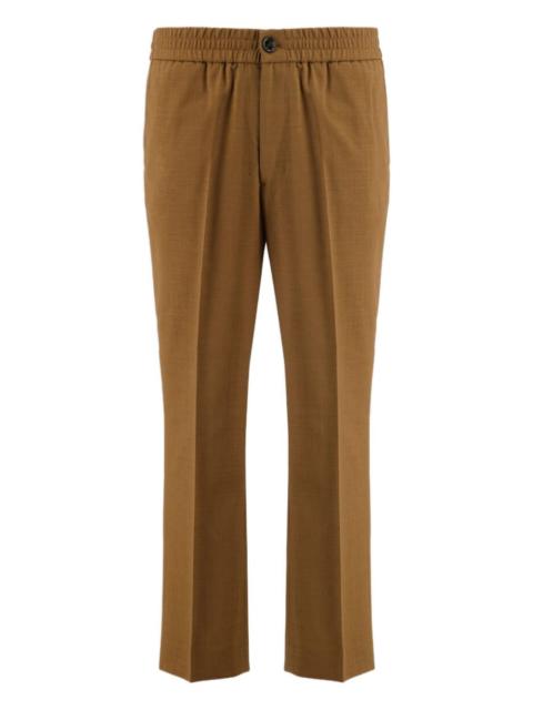 AMI Paris elasticated-waist wool trousers