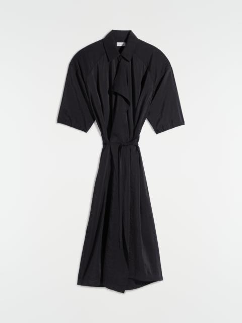 Lemaire ASYMMETRICAL SHIRT DRESS IN DRY SILK