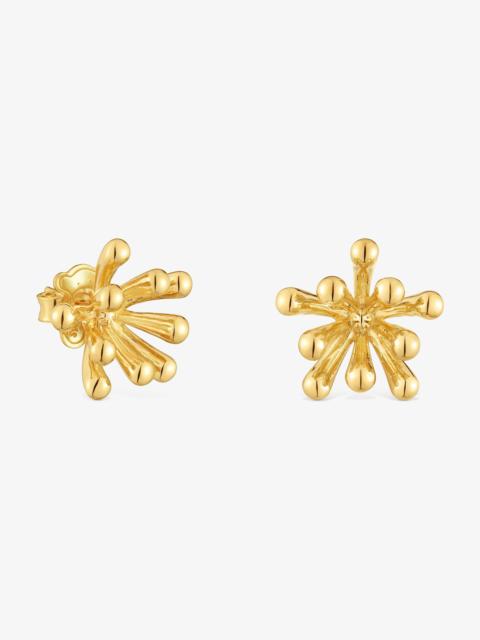 TOUS 17mm 18K gold vermeil Earrings TOUS Garden