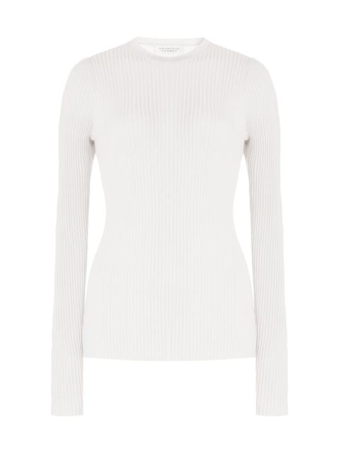 GABRIELA HEARST Browning Knit in Ivory Silk Cashmere