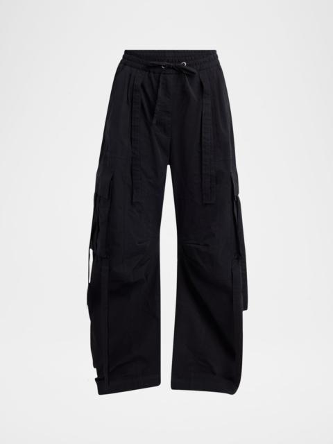 Dolce & Gabbana Ties Barrel-Leg Cargo Trousers
