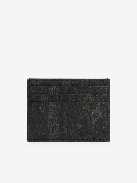 Etro Arnica card holder with leather insert