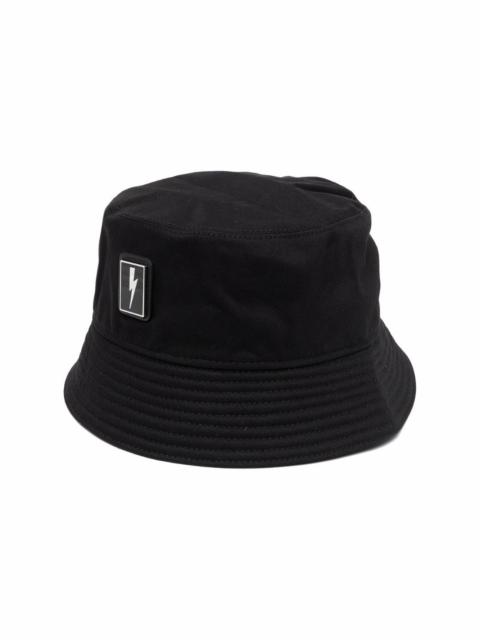 Neil Barrett Thunderbolt-print bucket hat