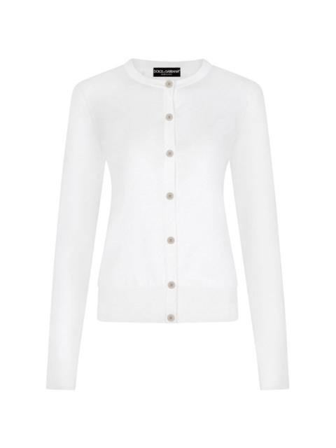 Dolce & Gabbana button-up silk cardigan