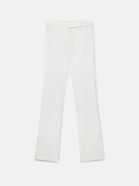 Low Rise Slim Leg Tailored Trousers