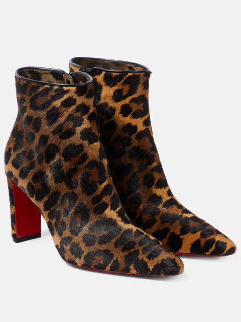 Christian Louboutin Suprabooty 85 leopard-print ankle boots