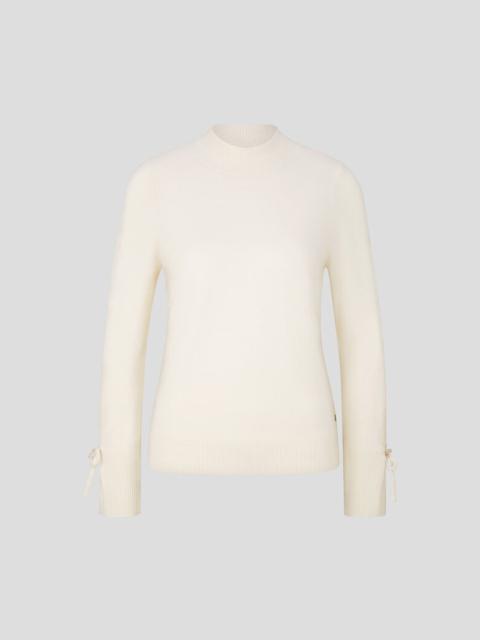 BOGNER Lejla Knitted pullover in Off-white