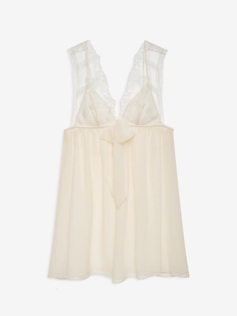 For Love & Lemons Blair Bow Slip Dress