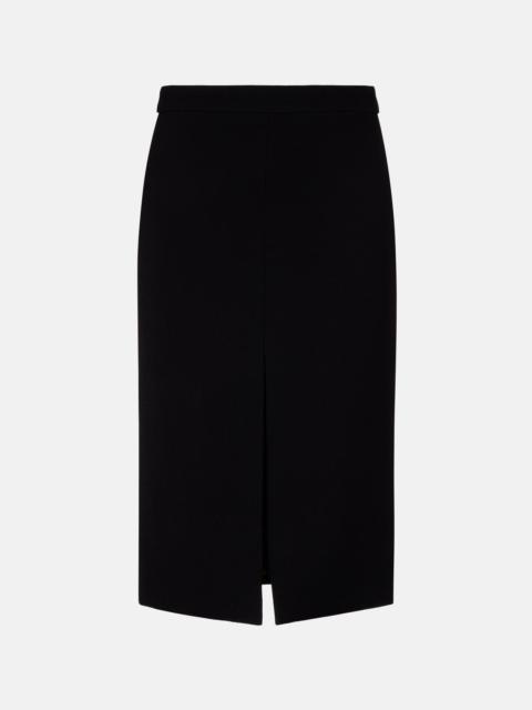 Dolce & Gabbana High-rise wool midi skirt