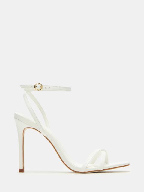 STEVE MADDEN JYPSEY WHITE LEATHER