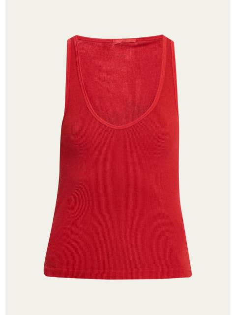 All Three Claire Ribbed Tank Top