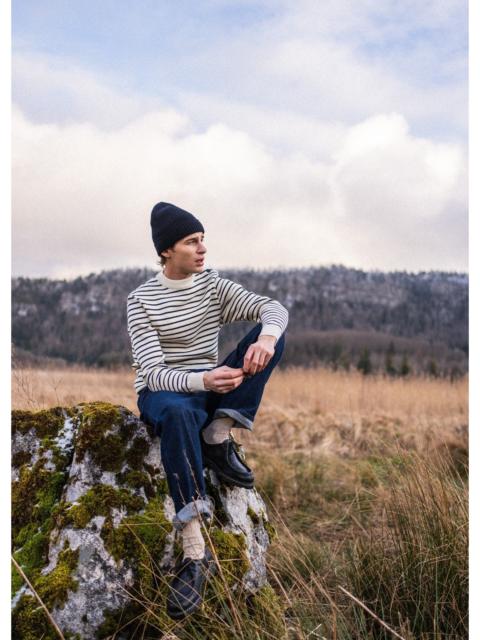 SAINT JAMES MATELOT Striped Wool Fisherman Sweater