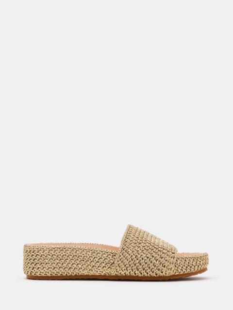 STEVE MADDEN JEMMY GOLD RAFFIA