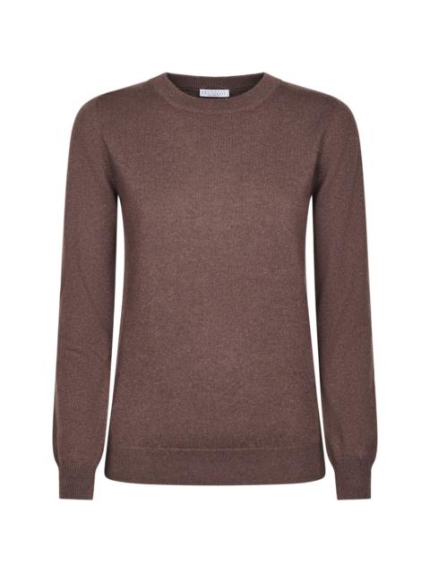 Brunello Cucinelli Monili-chain cashmere sweater