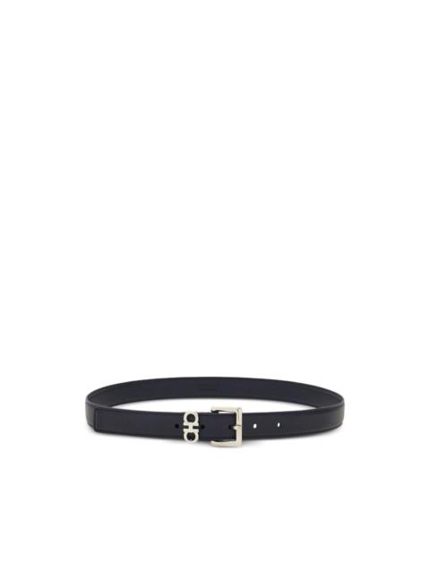FERRAGAMO Gancini buckle leather belt