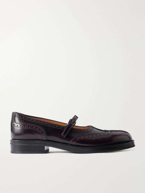 Church's Sheila Mary Jane leather flats Burgundy