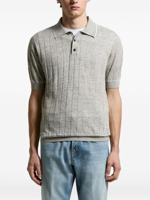PESERICO ribbed-trim polo
