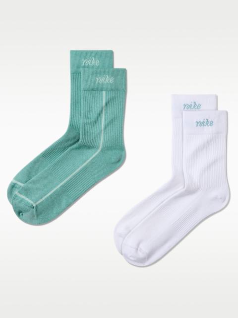 Nike Nike Everyday Plus Women's 경량 승무원 양말 (2-Pair)