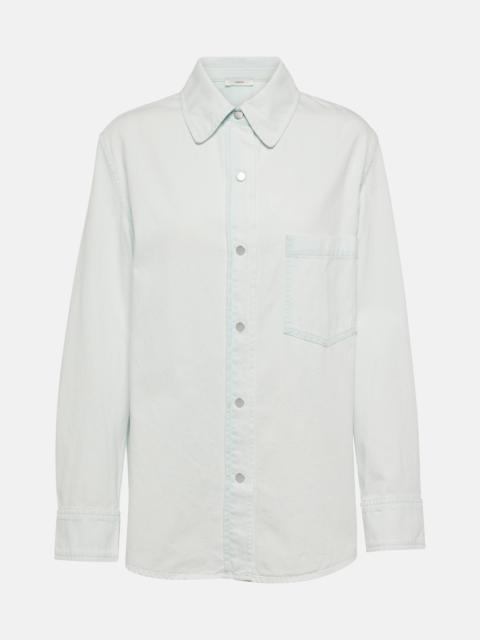 Cotton twill overshirt