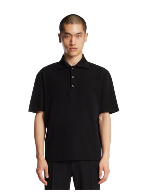 The Row Black Cashmere Polo