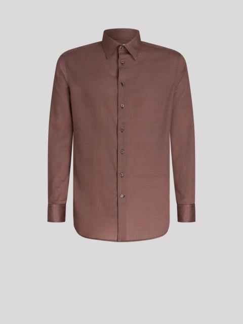 Etro MICRO GEOMETRIC PRINT COTTON SHIRT