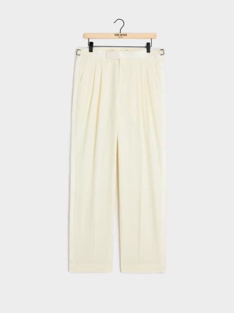 TODD SNYDER Relaxed Italian Wool Tuxedo Trouser
