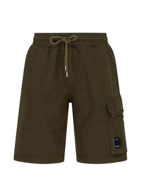 C.P. Company logo-patch pocket shorts