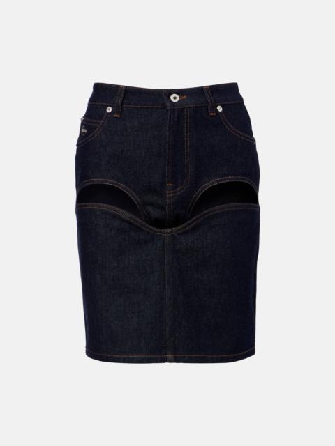 Jean Paul Gaultier Denim miniskirt