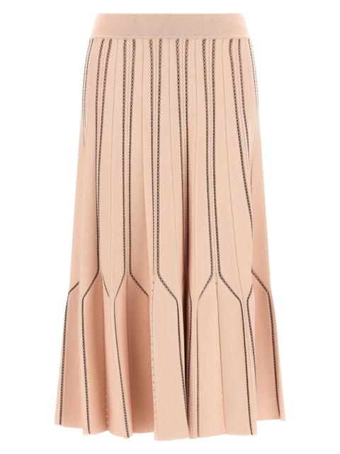 ELISABETTA FRANCHI Origami Knit Skirt