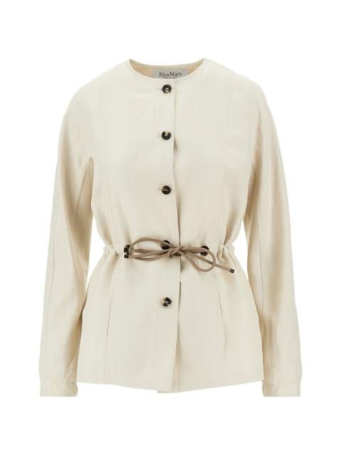 Max Mara button drawstring jacket