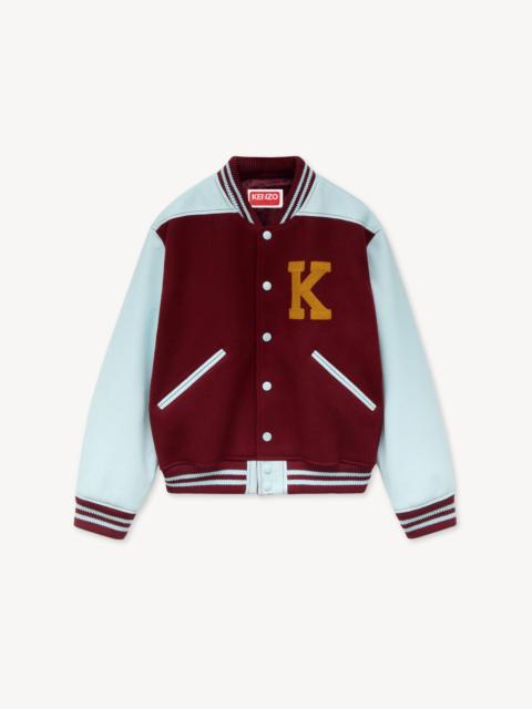 KENZO 'KENZO Varsity' jacket in wool and leather