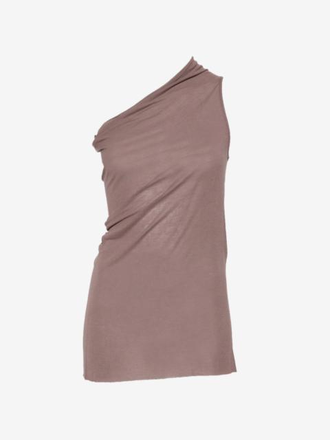 Rick Owens one-shoulder draped top