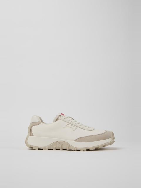 CAMPER Drift Trail White Textile and Nubuck Sneakers for Women.