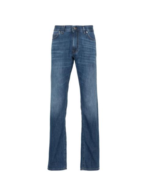 Meribel mid-rise straight-leg jeans