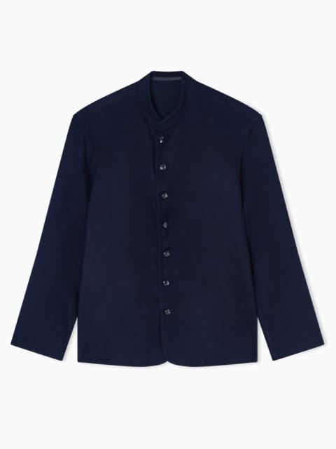 GIORGIO ARMANI ASV FLUID WOOL BLOUSON