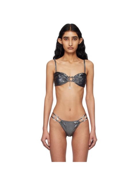 MISBHV Gunmetal Hollywood Bikini Top