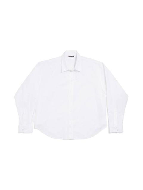 Women's Bb Classic Balenciaga Shirt Regular Fit in White