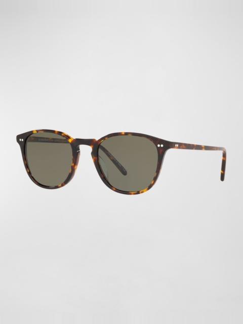 Oliver Peoples Men's Forman L.A. Tortoiseshell Sunglasses