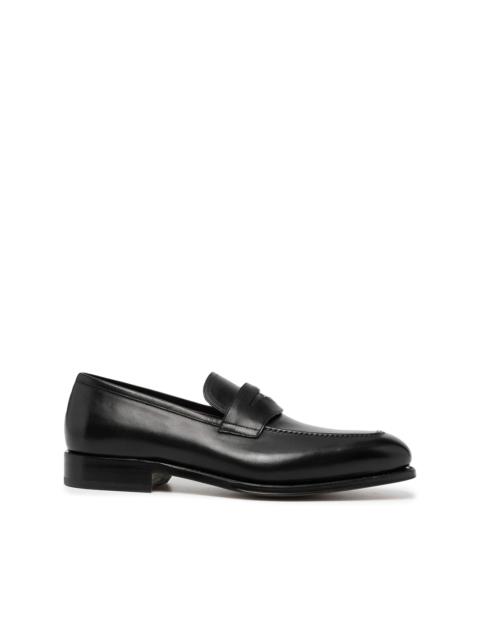 FERRAGAMO Tramezza leather penny loafers