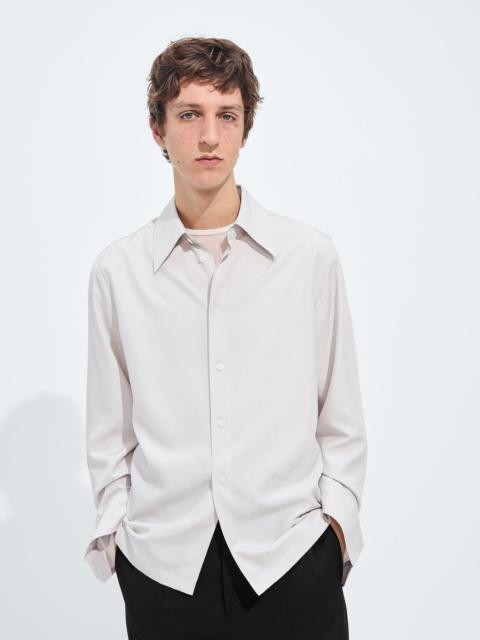 Bottega Veneta Matte Silk Toile Shirt