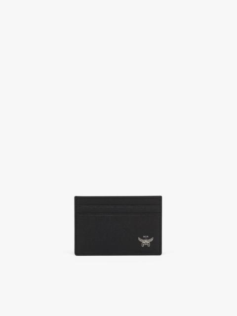 MCM Himmel Card Case in Embossed Leather